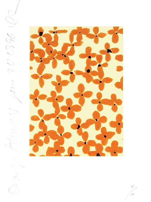 Donald Sultan, <i>Orange Flowers</i>