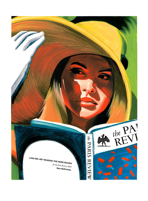 Sam McKinniss, <i>Lana Del Rey Reading The Paris Review</i>